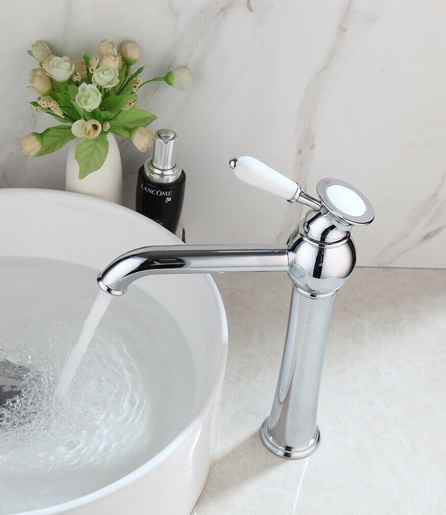 Rene Houtman Klassieke Wastafel Mengkraan - Chroom