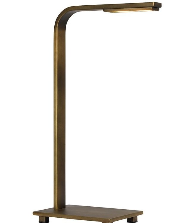 Frezoli Piana Tafellamp - Donker Messing - H53 cm