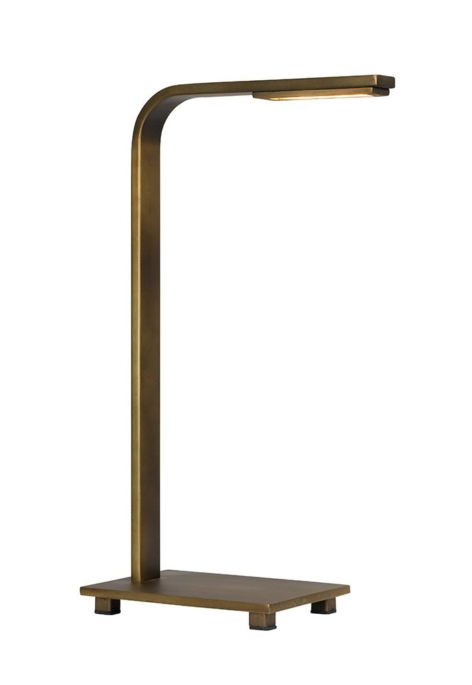 Frezoli Piana Tafellamp - Donker Messing - H53 cm
