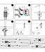 Differnz Hoge Mengkraan - Mat Wit - H30,6 cm