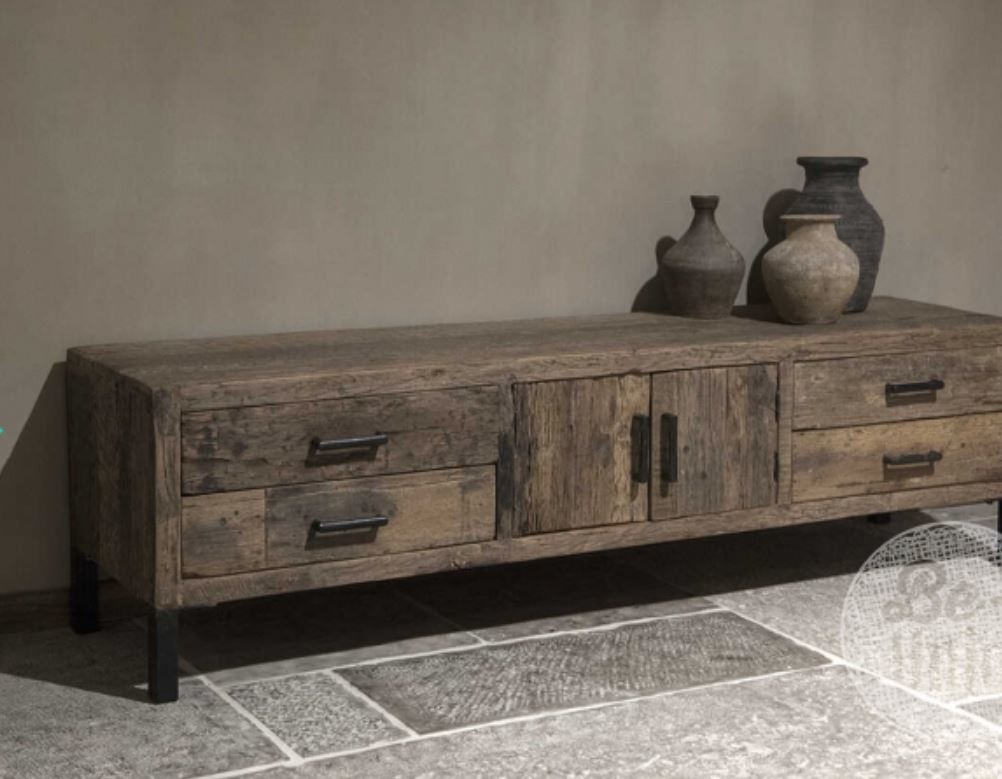 Be-Uniq  TV-Dressoir | Verona | 180 cm | Oud Hout