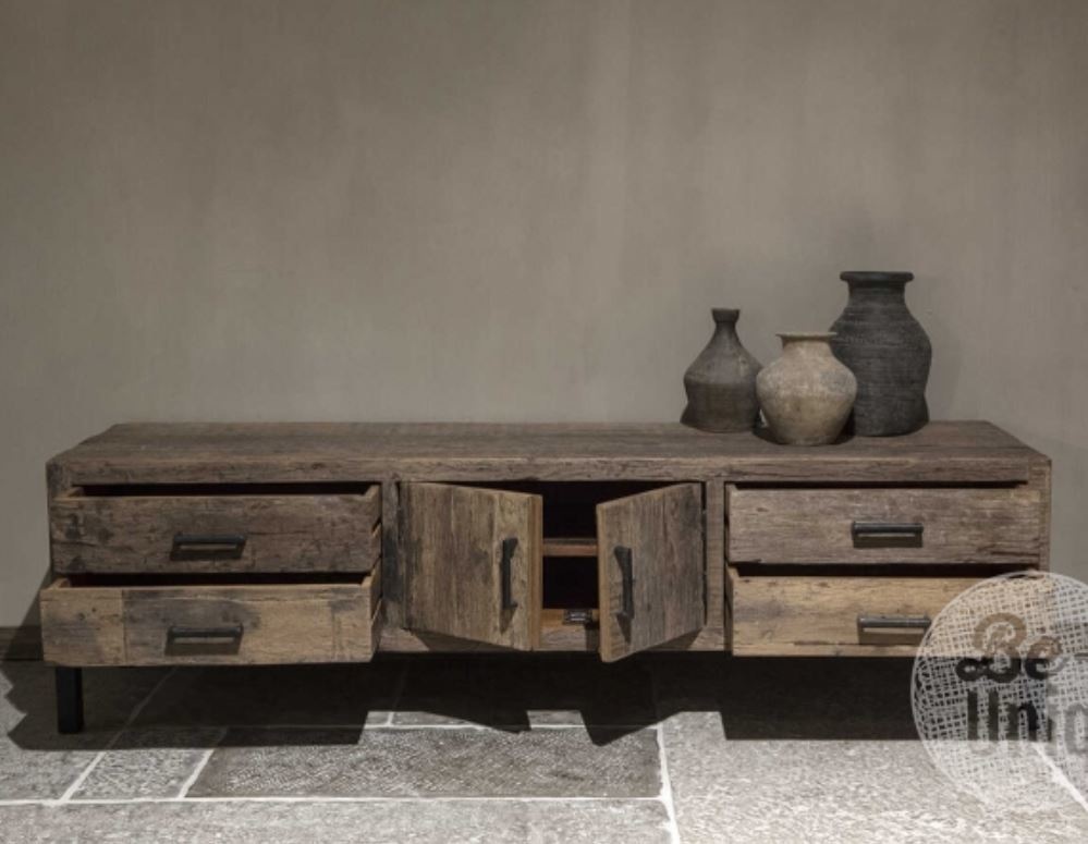 Be-Uniq  TV-Dressoir | Verona | 180 cm | Oud Hout