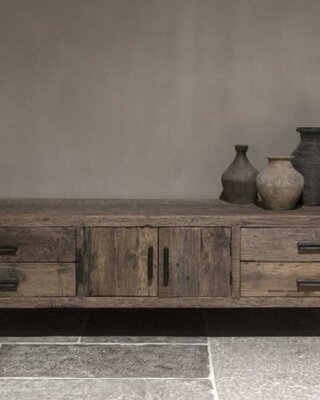 Be-Uniq TV-Dressoir | Verona | 180 cm | Oud Hout