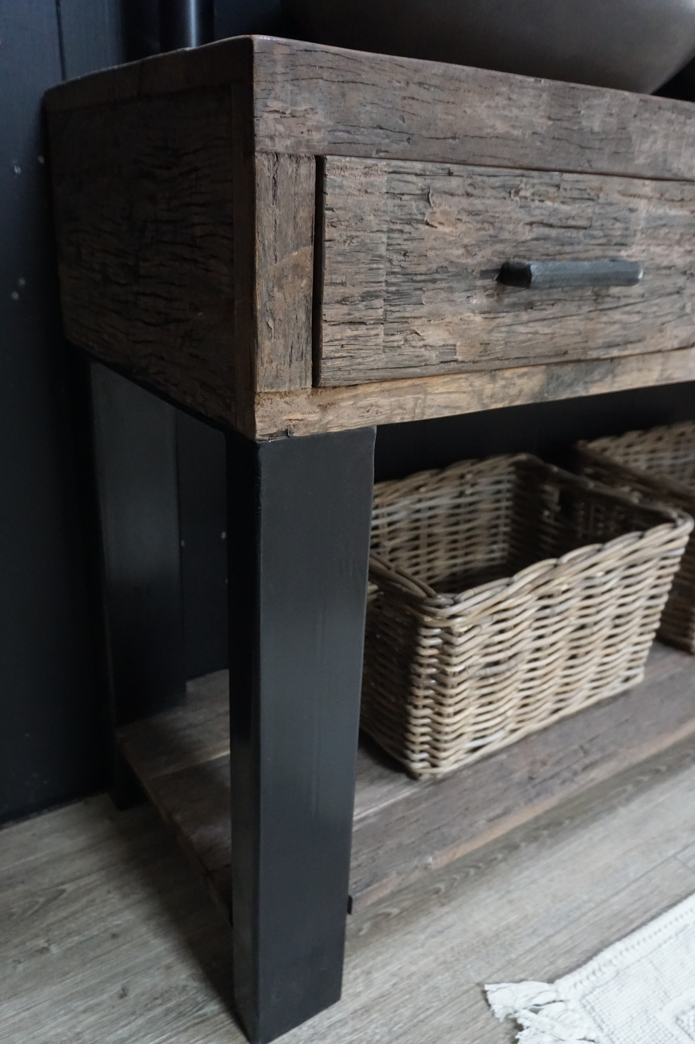 Rene Houtman Badkamermeubel Sem - L135 cm - Hout 3 lades