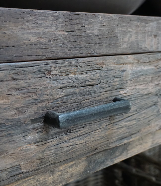 Rene Houtman Badkamermeubel Sem - L135 cm - Hout 3 lades