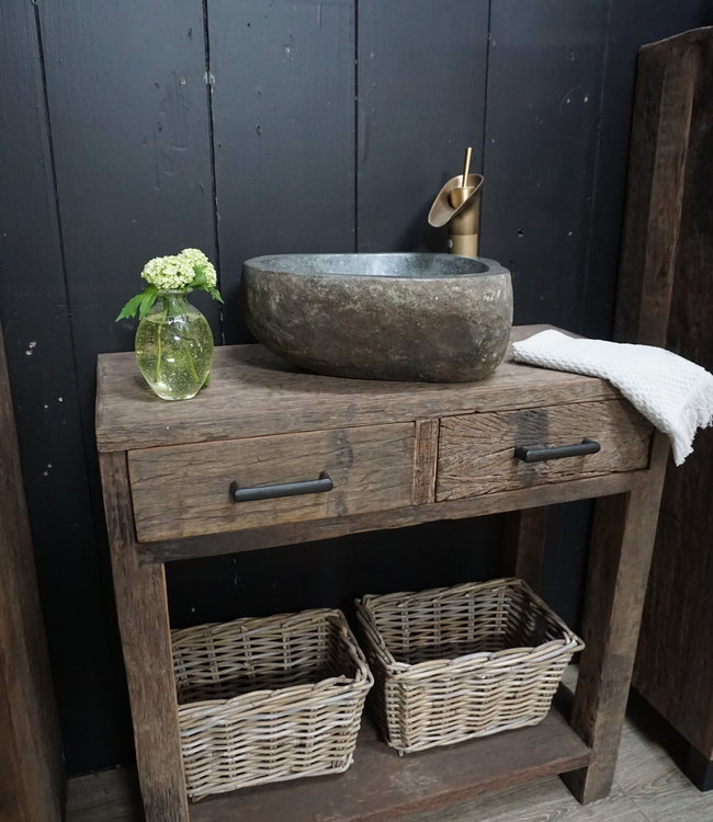 Rene Houtman Badkamermeubel Semmie - Ijzer - B80 cm