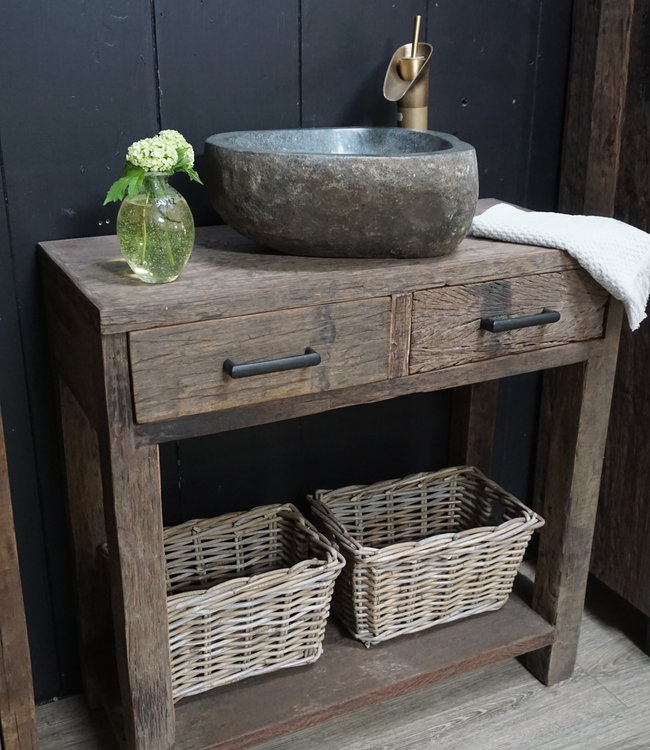 Rene Houtman Badkamermeubel Semmie - Ijzer - B80 cm