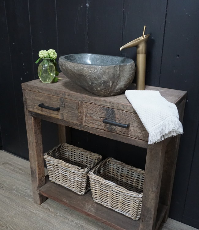 Rene Houtman Badkamermeubel Semmie - Ijzer - B80 cm