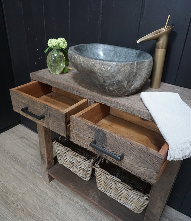 Rene Houtman Badkamermeubel Semmie - Ijzer - B80 cm