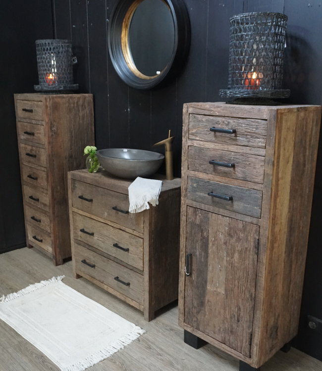 Rene Houtman Badkamerkast Larrano L130xB50xD40 cm