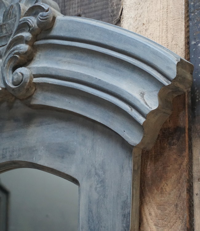 Rene Houtman Kuifspiegel Verweerd Grijs Lijstwerk L100xB70 cm