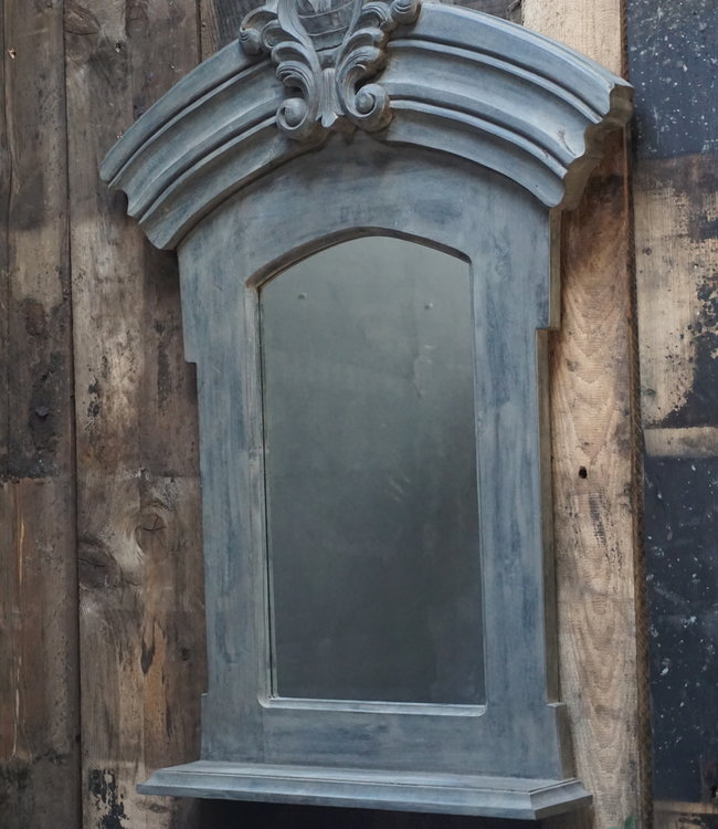 Rene Houtman Kuifspiegel Verweerd Grijs Lijstwerk L100xB70 cm