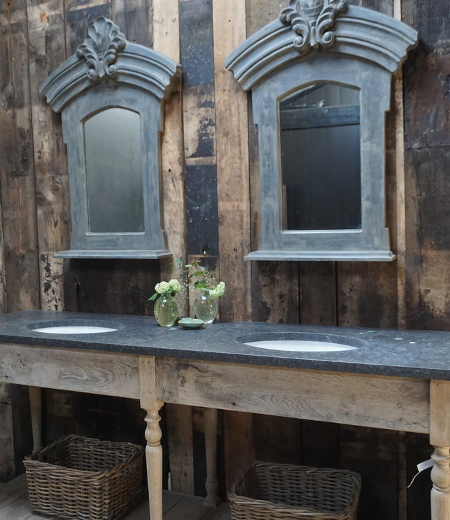 Rene Houtman Kuifspiegel Verweerd Grijs Lijstwerk L100xB70 cm