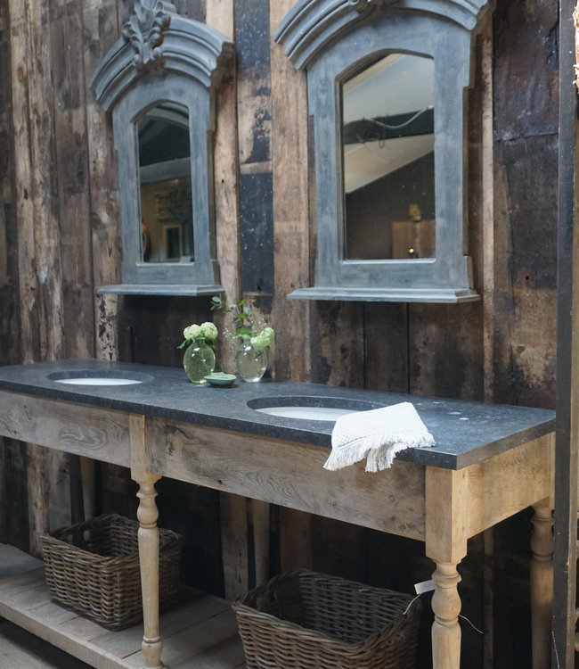 Rene Houtman Kuifspiegel Verweerd Grijs Lijstwerk L100xB70 cm