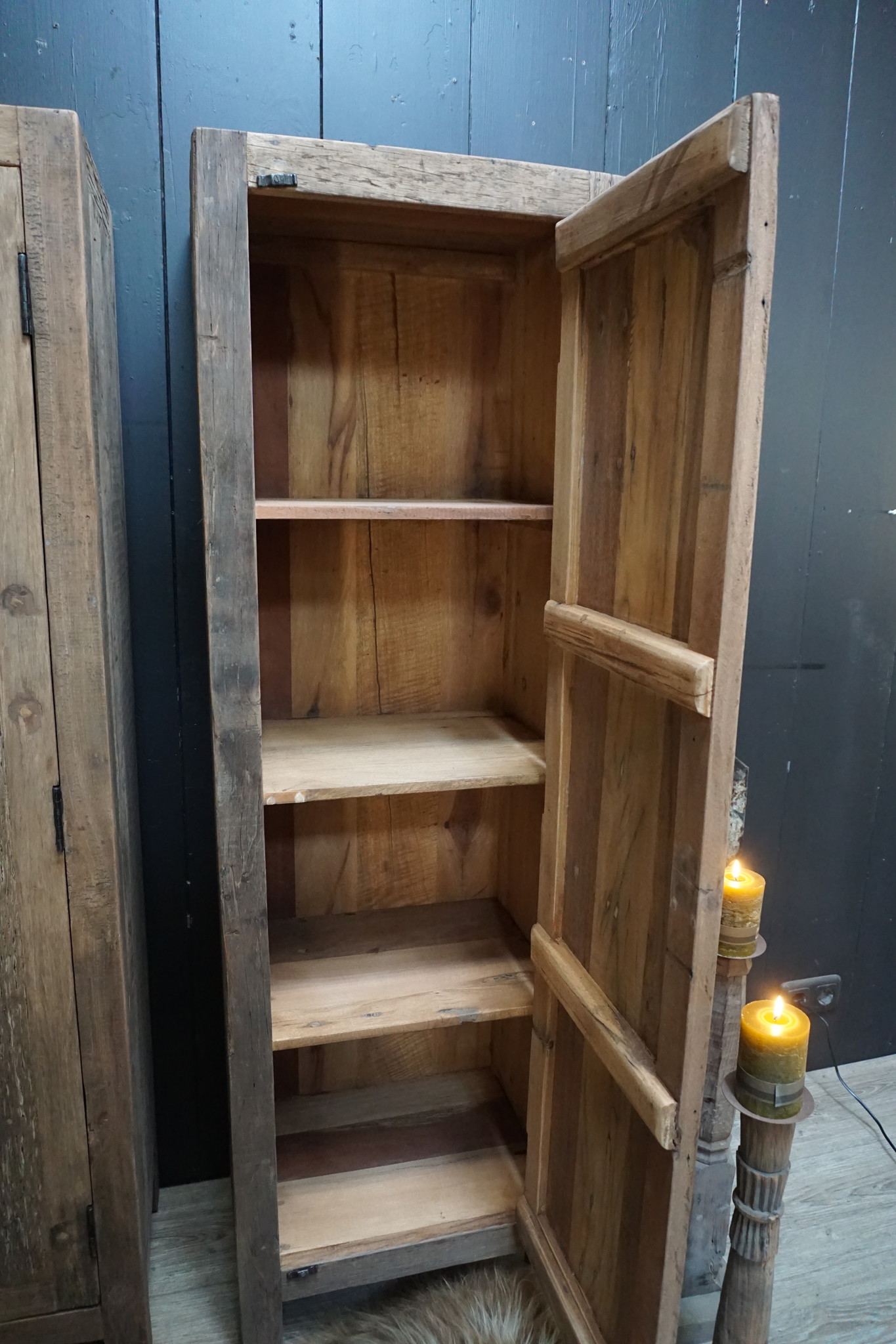 Rene Houtman Badkamerkast Barrano 50x39x161 cm 1 deur 3 plank
