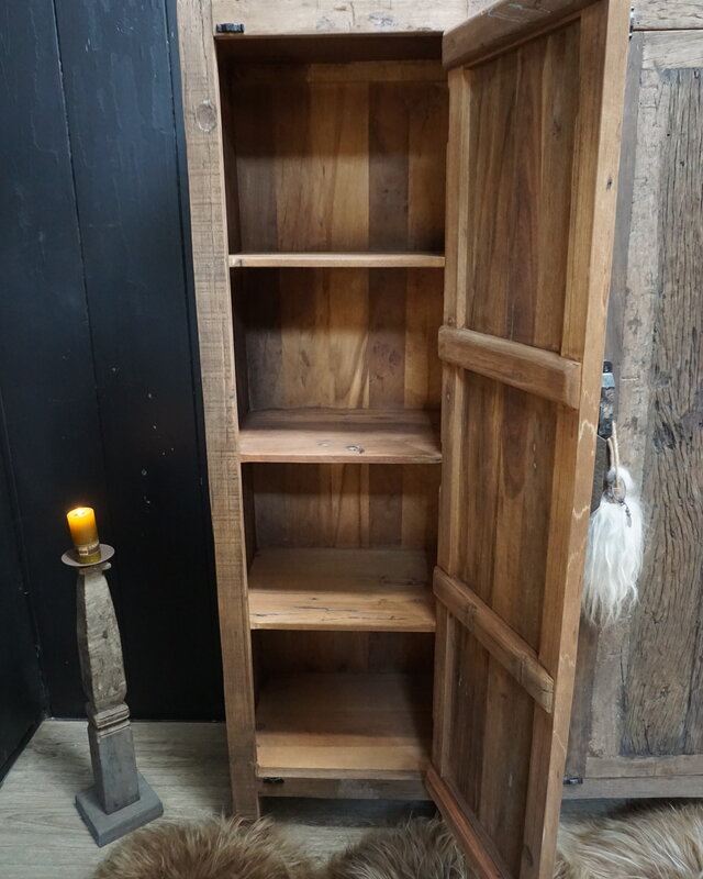 Rene Houtman Badkamerkast Barrano 50x39x161 cm 1 deur 3 plank