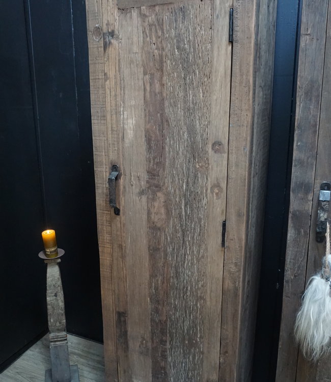 Rene Houtman Badkamerkast Barrano 50x39x161 cm 1 deur 3 plank