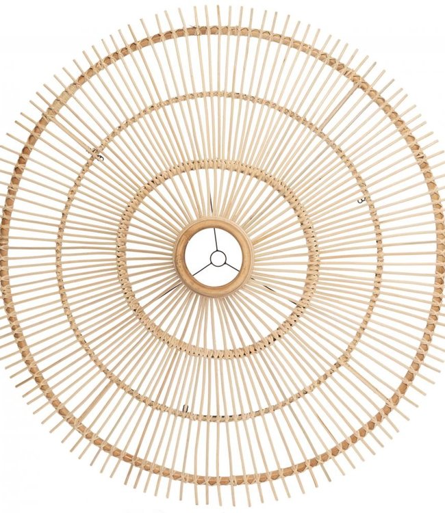 Bazar Bizar The Sky Pendant - Natural Rotan - XXL - Diameter 150 cm