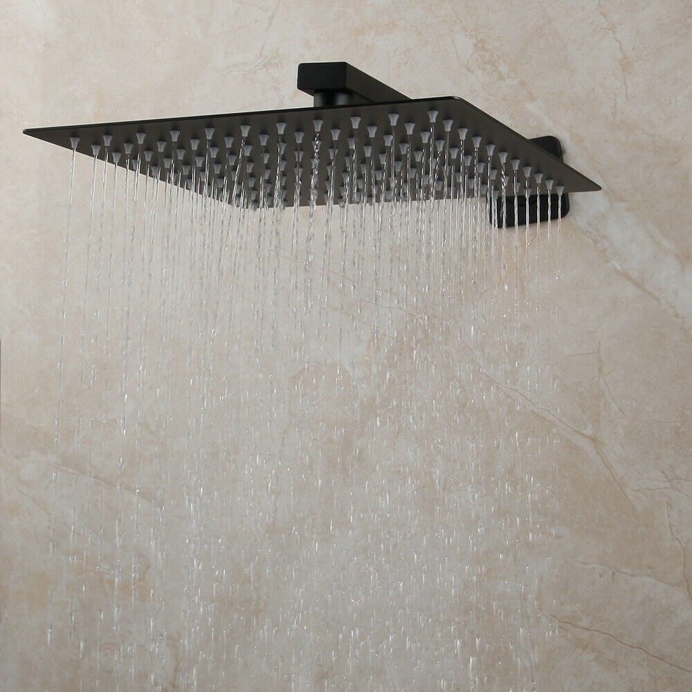 Rene Houtman Zwarte Inbouw Regendouche - 30 cm