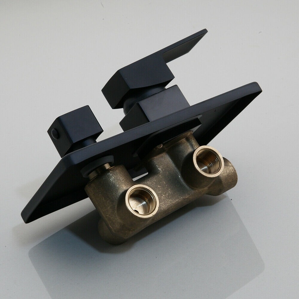 Rene Houtman Zwarte Inbouw Regendouche - 30 cm