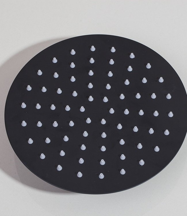 Rene Houtman Inbouwdouche - Mat zwart - 38 cm