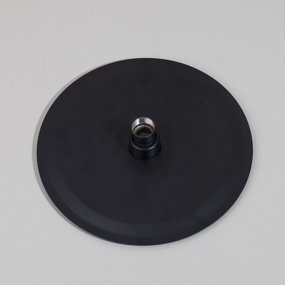 Rene Houtman Inbouwdouche - Mat zwart - 38 cm