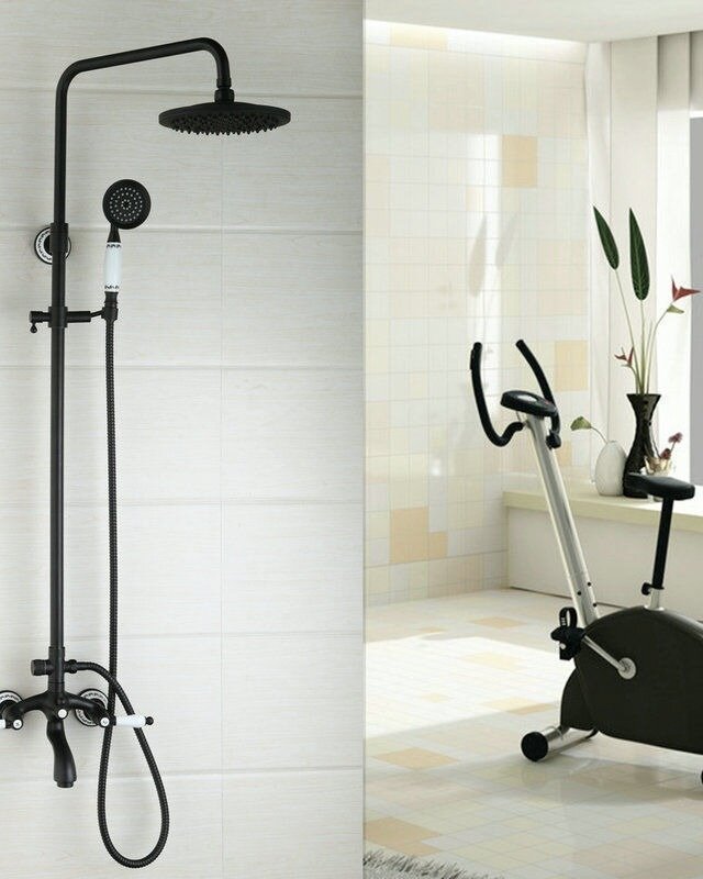 Rene Houtman Olie Bronzen Opbouw Douche - H94-134 cm