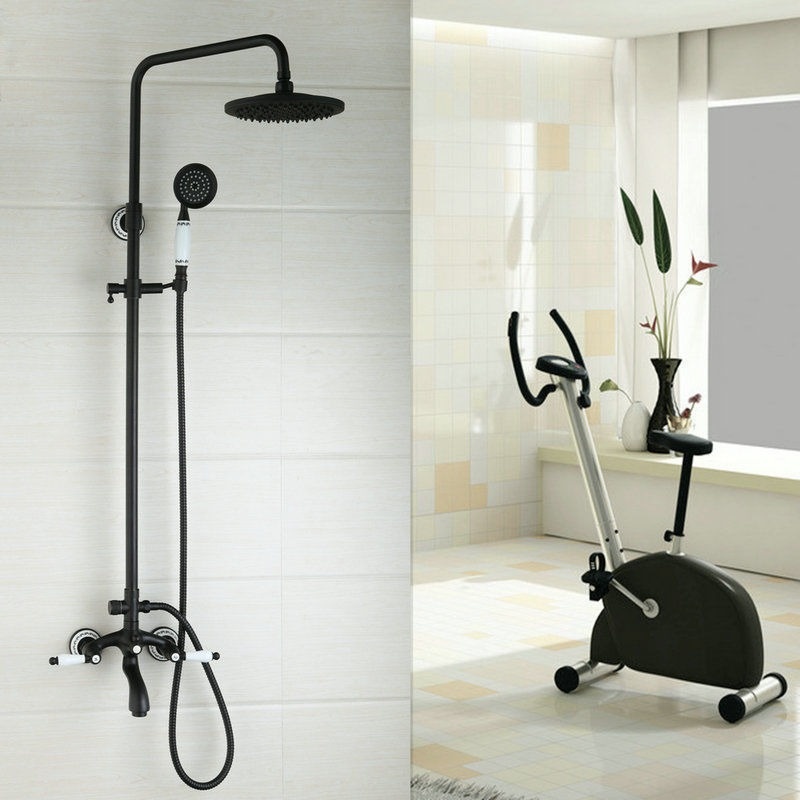 Rene Houtman Olie Bronzen Opbouw Douche - H94-134 cm