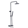 Thermostatische Douche - Zwart - H95-130 cm