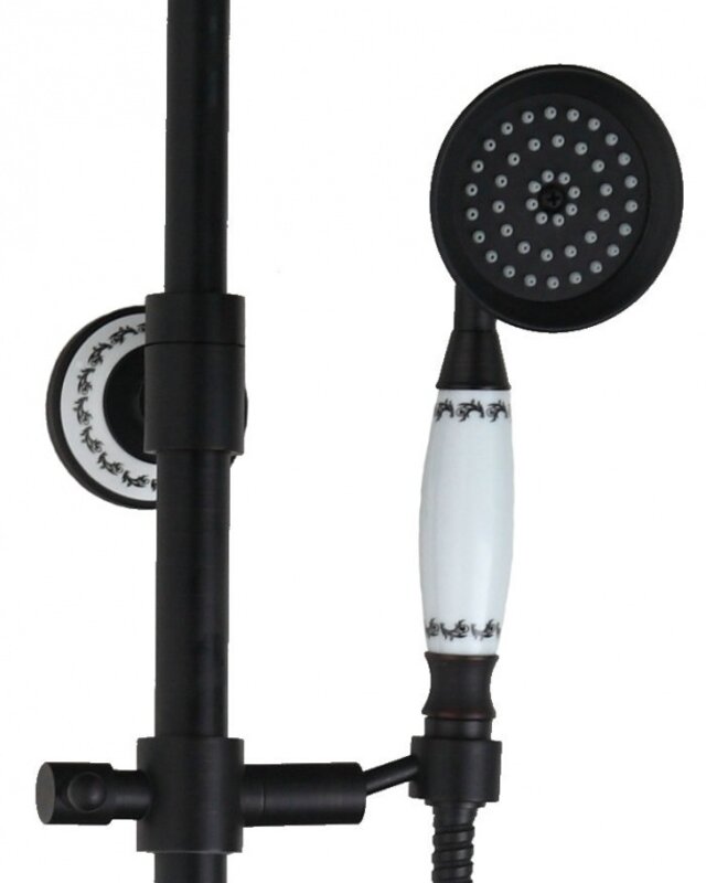 Rene Houtman Olie Bronzen Opbouw Douche - Met Keramiek