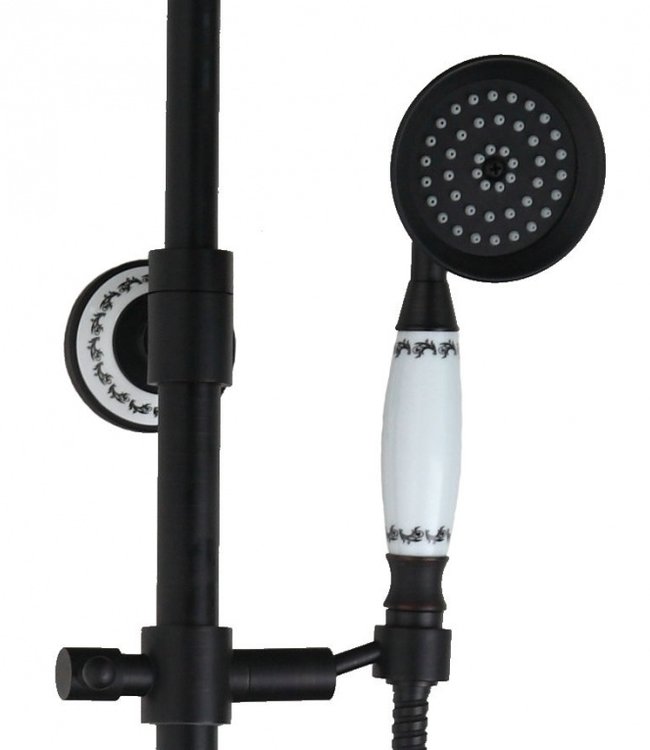 Rene Houtman Olie Bronzen Opbouw Douche - Met Keramiek