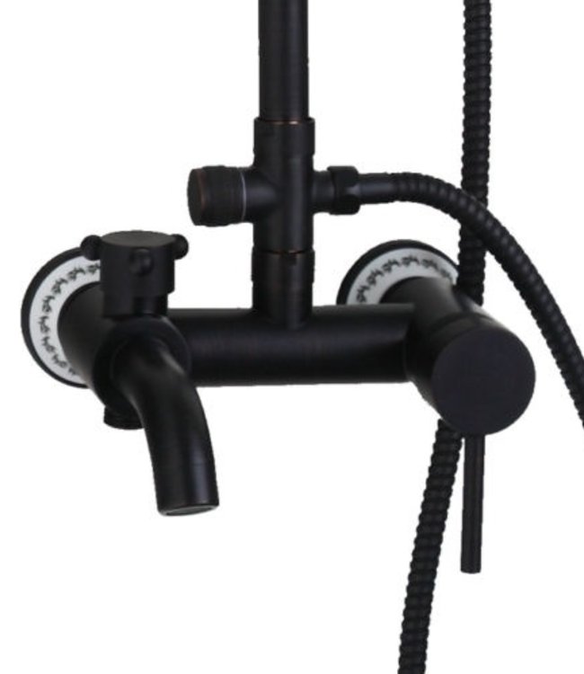 Rene Houtman Nostalgische Olie Bronzen Douche - H92-132 cm