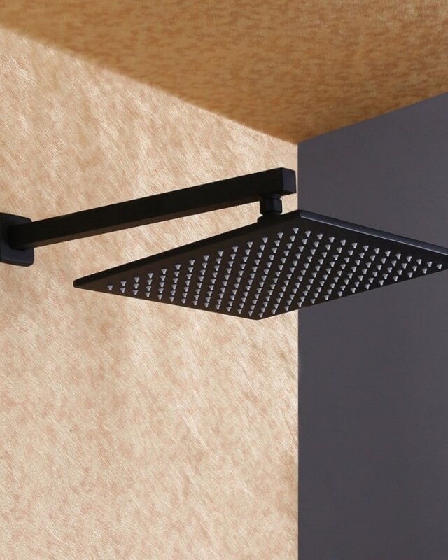 Rene Houtman Olie Bronzen LED Stortdouche - Inclusief Handdouche