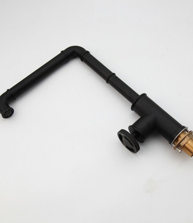 Rene Houtman Zwarte Retro Kraan - H32 cm