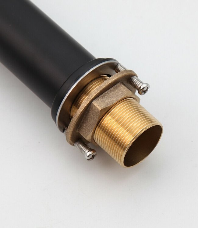 Rene Houtman Industriële Hoge Zwarte Kraan - 30 cm