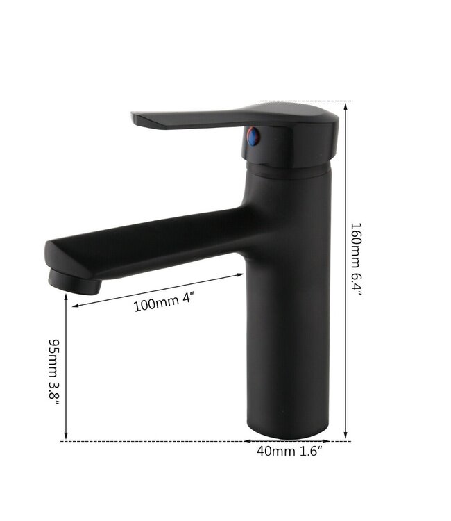 Rene Houtman Mat Zwarte Mengkraan - H16 cm