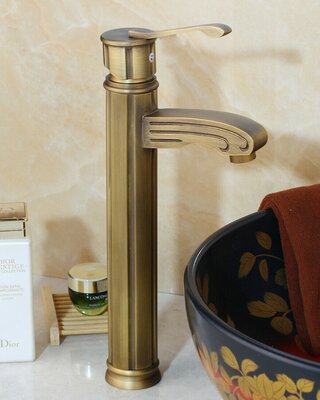 Rene Houtman Nostalgische Bronzen Mengkraan - H35 cm