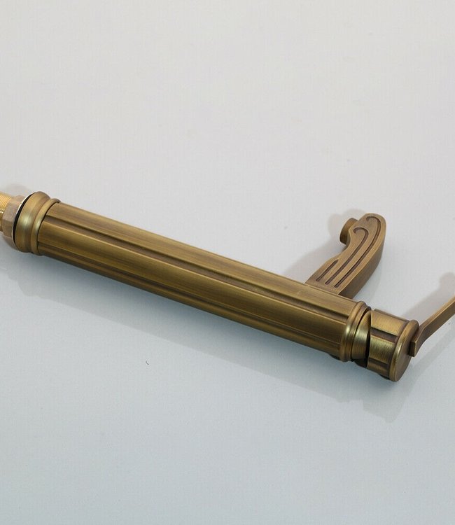 Rene Houtman Nostalgische Bronzen Mengkraan - H35 cm