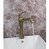 Nostalgische Bronzen Wastafelkraan - H29 cm