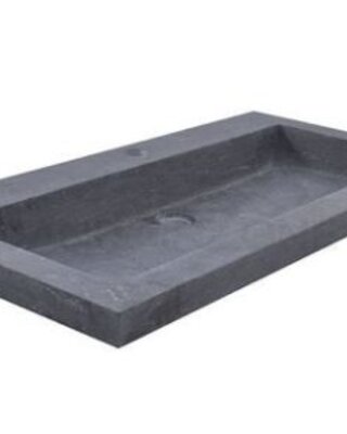 Wiesbaden Raw Wastafel - Enkel Zonder Kraangat - 80x46x5 cm