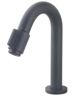 Wiesbaden Victoria Luxe Fonteinkraan - Mat Zwart - H19 cm
