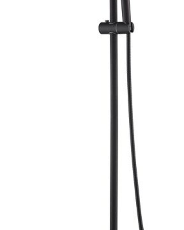 Wiesbaden Thermostatische Opbouw Douche - Mat Zwart