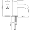 Wiesbaden Lage Wastafelmengkraan Cadans - Zwart - H16 cm Wiesbaden Lage Wastafelmengkraan Cadans - Zwart - H16 cm