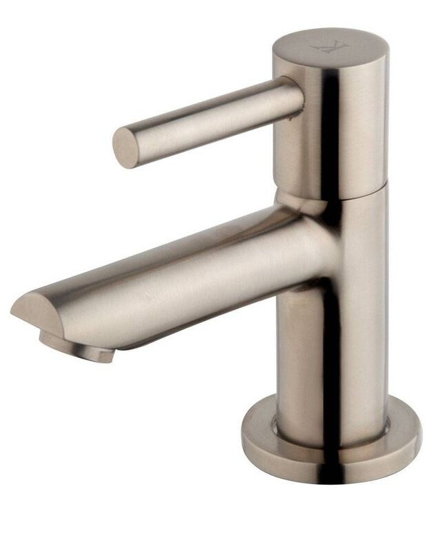 Wiesbaden Amador Toiletkraan - Geborsteld Staal - H10,4 cm