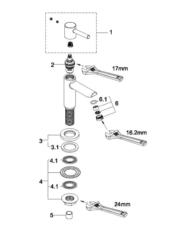 Wiesbaden Amador Toiletkraan - Geborsteld Staal - H10,4 cm