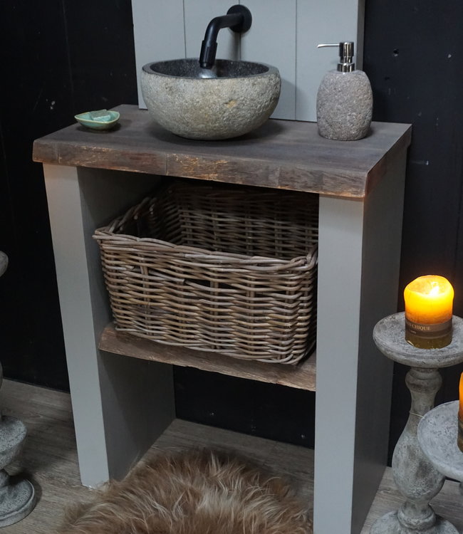 Rene Houtman Cosy toiletmeubel met trog en pompstraat - SET