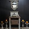 Rene Houtman Cosy toiletmeubel met trog en pompstraat - SET Rene Houtman Cosy toiletmeubel met trog en pompstraat - SET