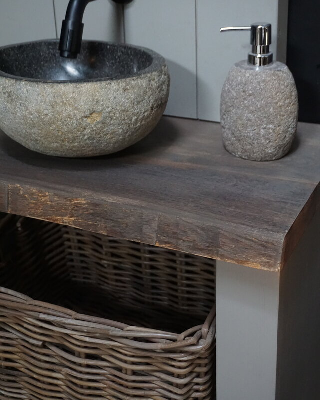 Rene Houtman Cosy toiletmeubel met trog en pompstraat - SET