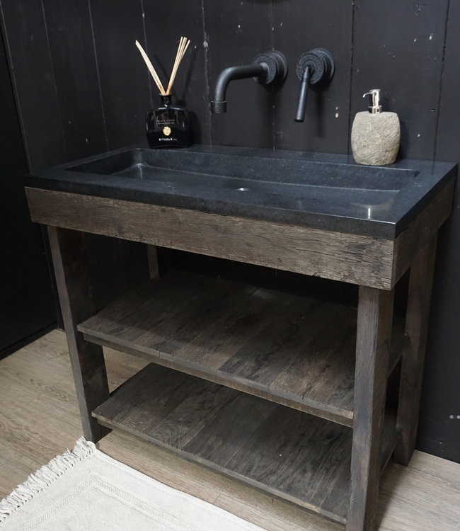 Rene Houtman Badkamermeubel Koos Oud Eiken 100,5x51,5