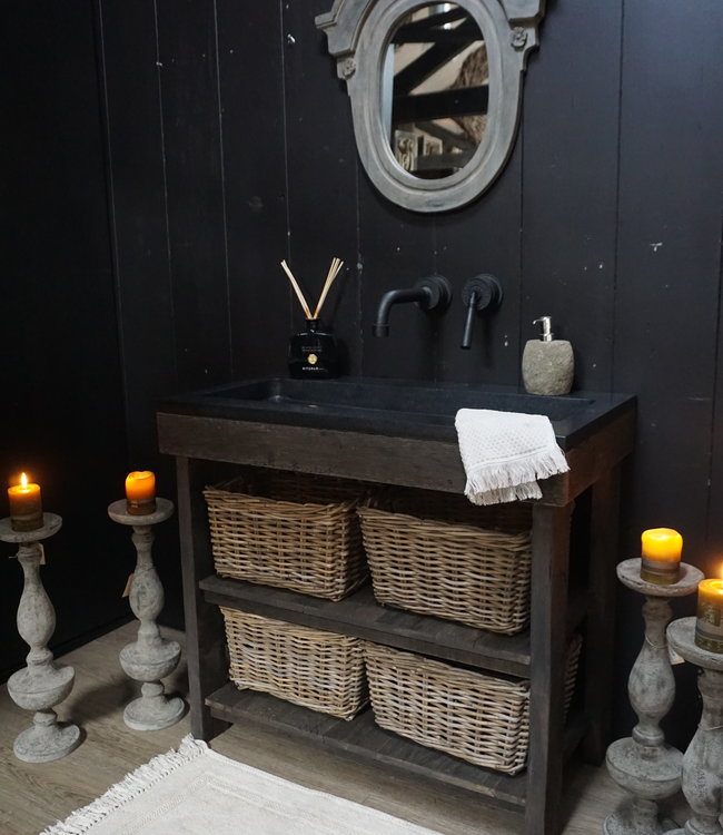 Rene Houtman Badkamermeubel Koos Oud Eiken 100,5x51,5